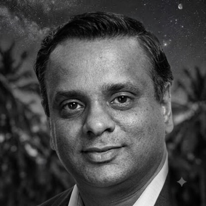 Portrait of B Indrakumar